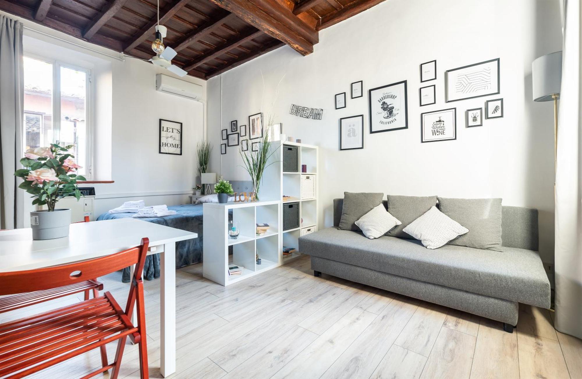 Cozy Studio Campo De Fiori Рим Экстерьер фото