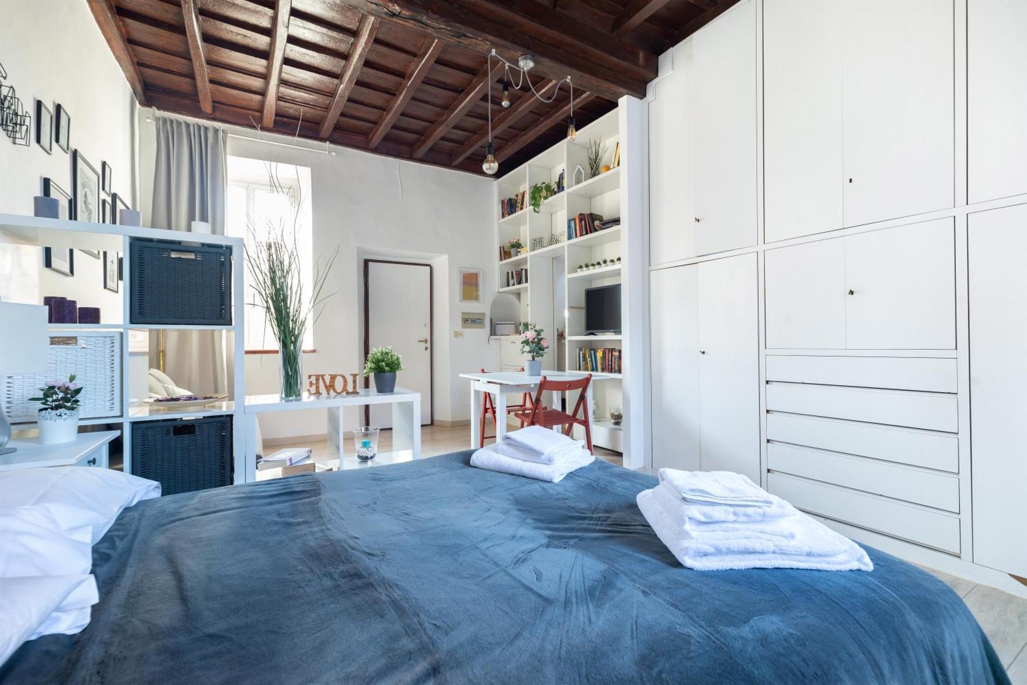 Cozy Studio Campo De Fiori Рим Экстерьер фото